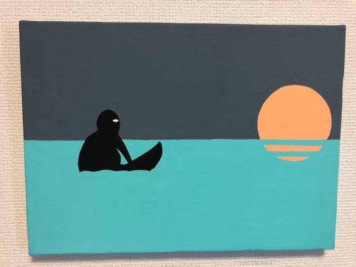 絵画 アクリル画 インテリア　雑貨