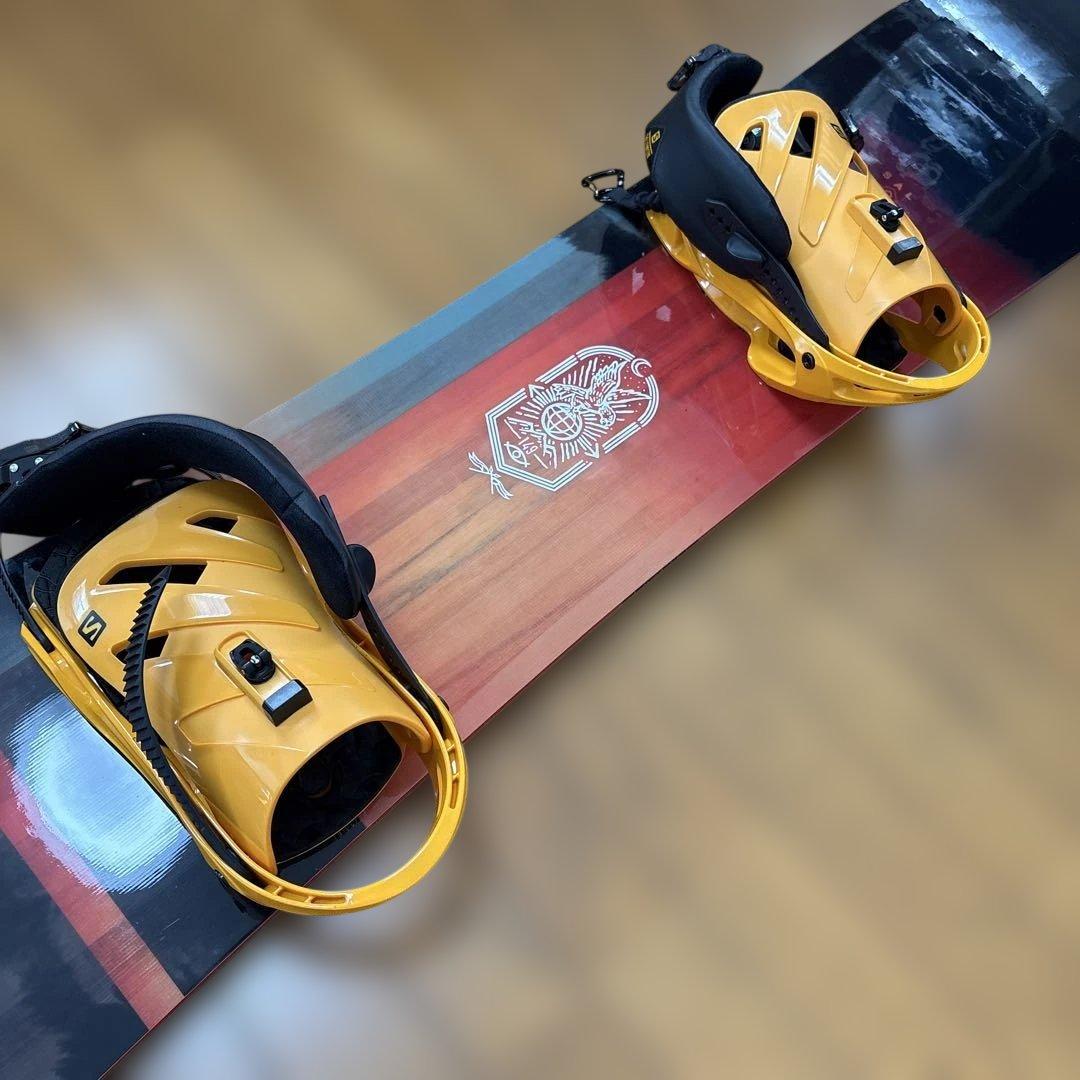 SALMON PULSE スノーボード バインディング・ケースセット150 cm