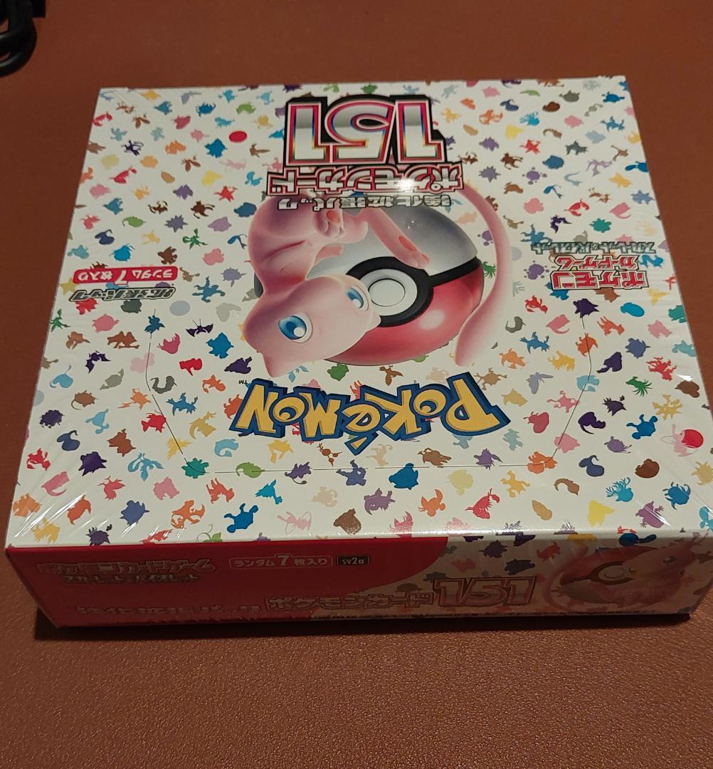 【新品・未開封・シュリンク付】ポケモンカード151 ボックス