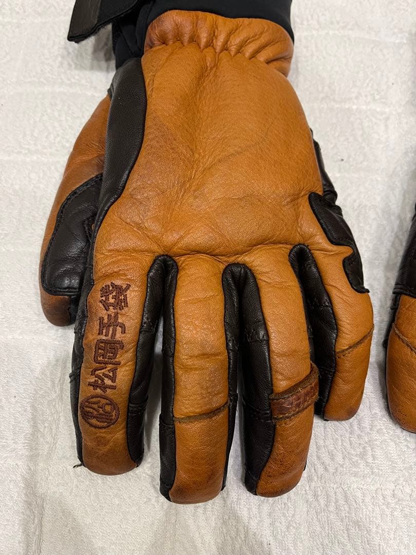 松岡手袋 冬用レザーグローブ XLサイズ ウィンタースポーツ スキー スノボー