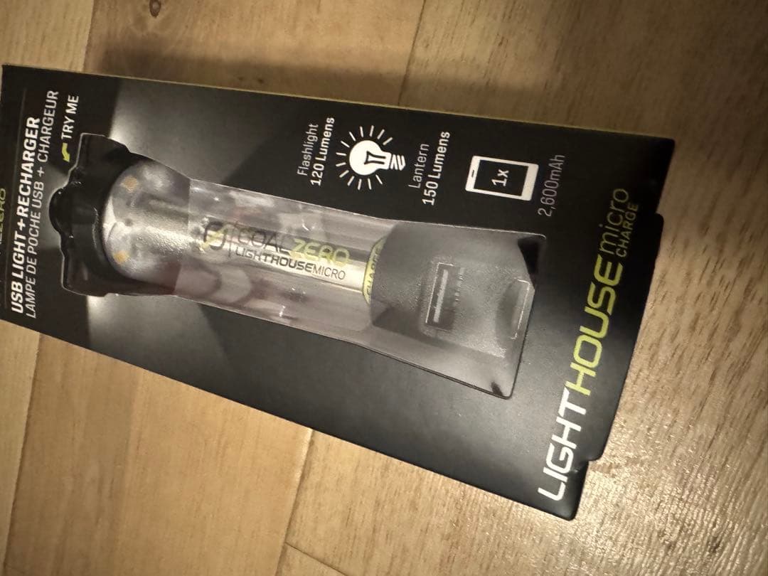新品GOAL ZERO Lighthouse マイクロチャージ