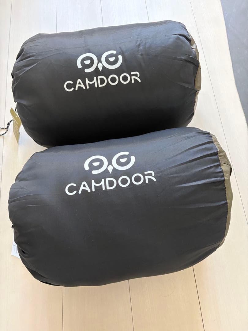未使用　CAMDOOR シュラフ　2個セット　防寒