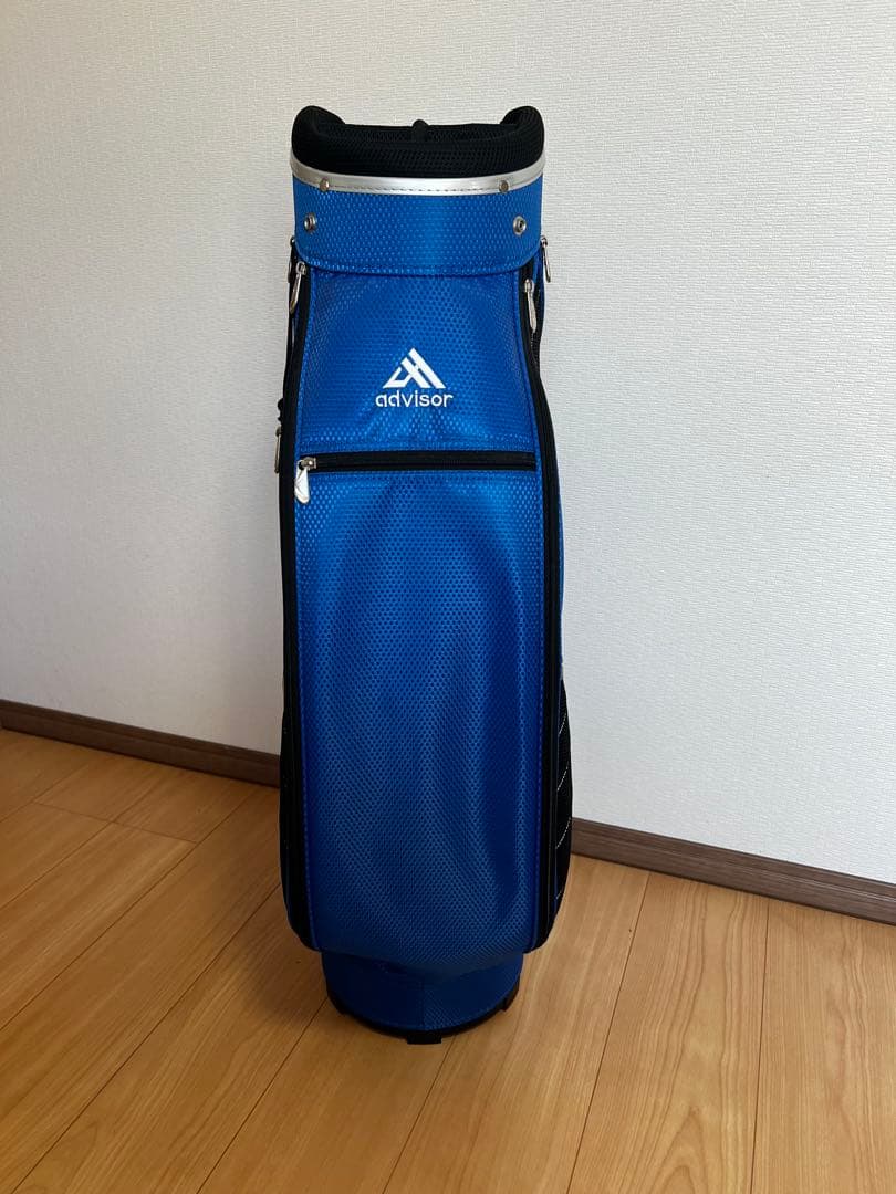 advisor キャディバッグ 青　新品未使用