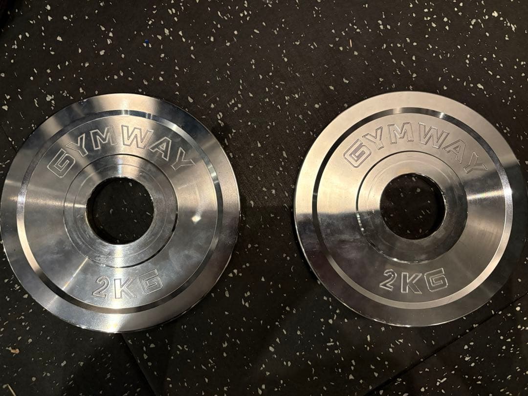GYM WAY フラクショナルプレート 2kg2枚セット（計4kg）