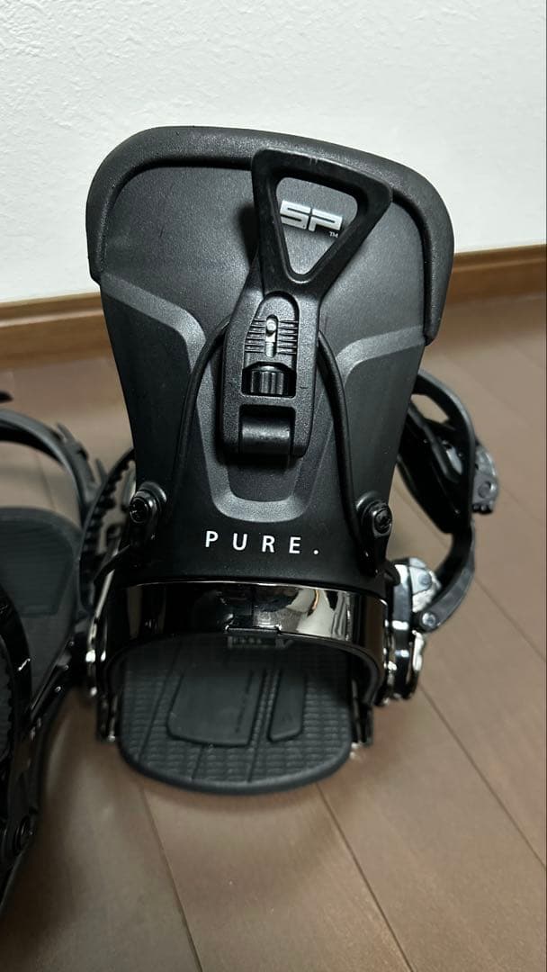 SPビンディング　PURE スノーボードビンディング ブラック　Mサイズ