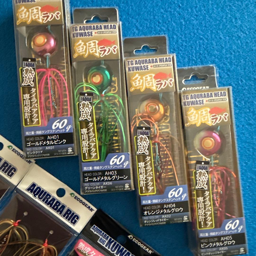 エコギア 鯛ラバ60g+ラバー
