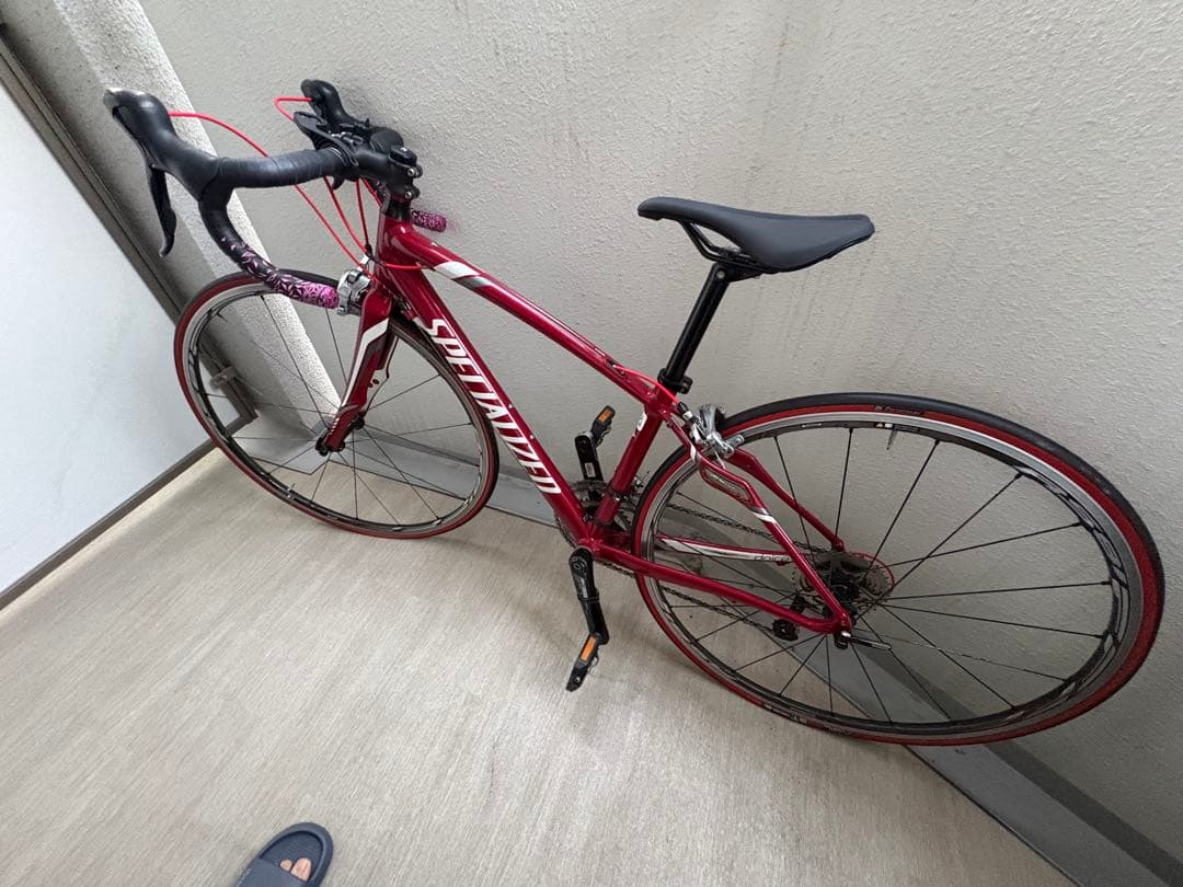 【値下】Specialized ロードバイク レッド 700C 初心者セット付