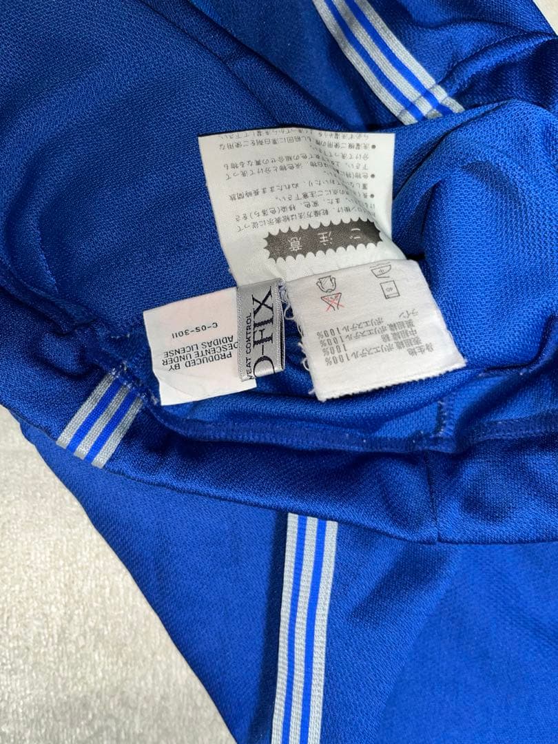adidas 3本線テクノ トラックパンツブルー70s〜80sデサント社