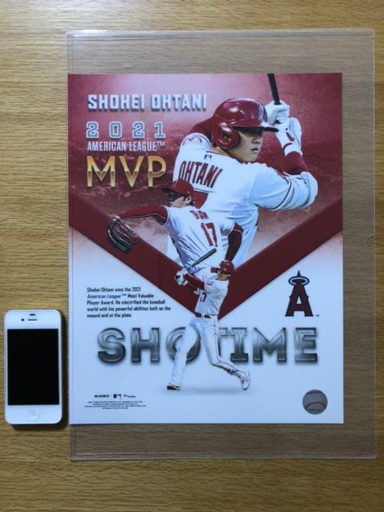 【正規品】 【レア】2021シーズン MVP 記念フォト 大谷翔平 エンゼルス