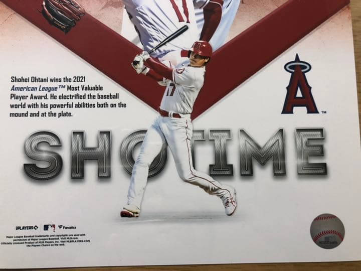 【正規品】 【レア】2021シーズン MVP 記念フォト 大谷翔平 エンゼルス