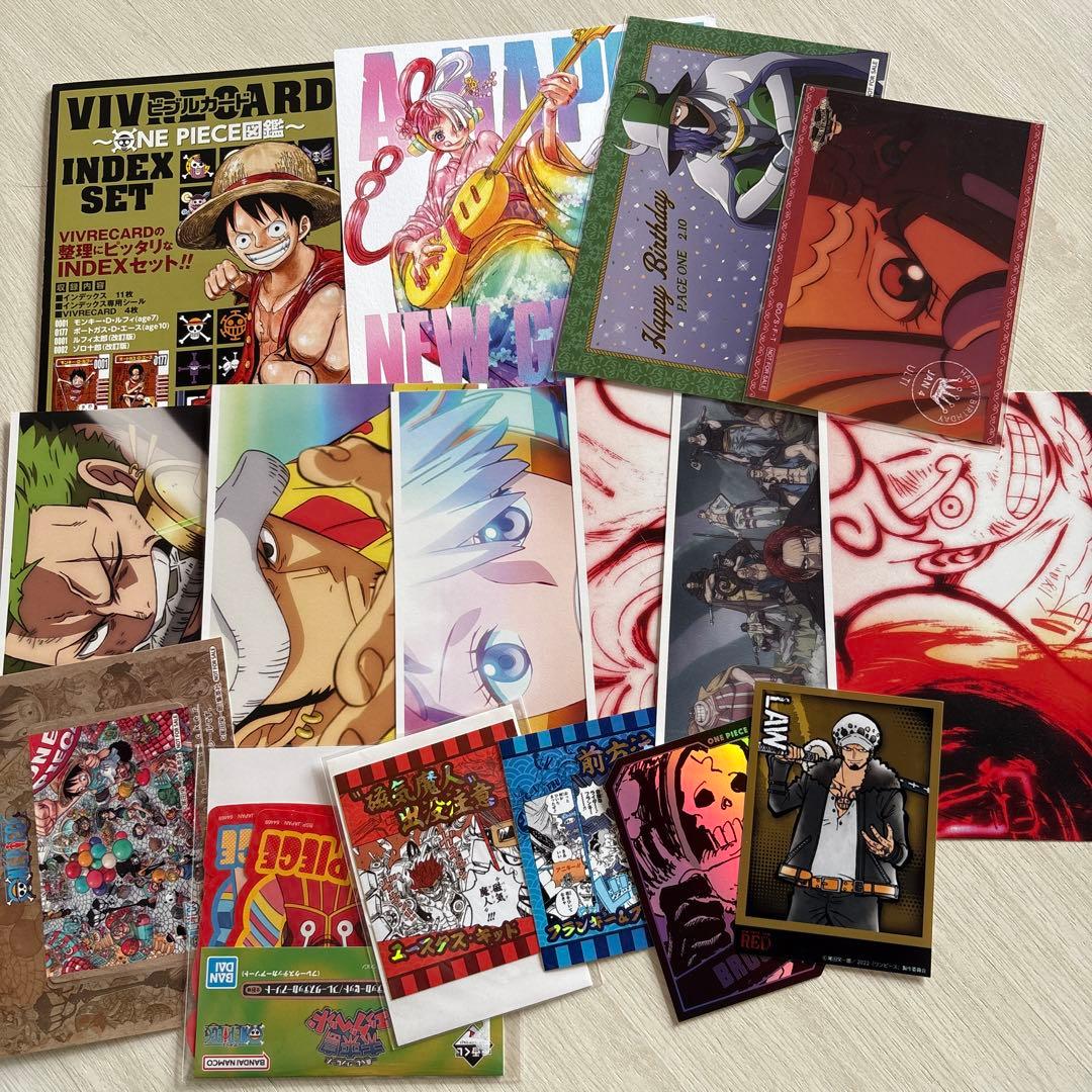アニメグッズ ワンピース　紙類　紙雑貨　大量　まとめ売り