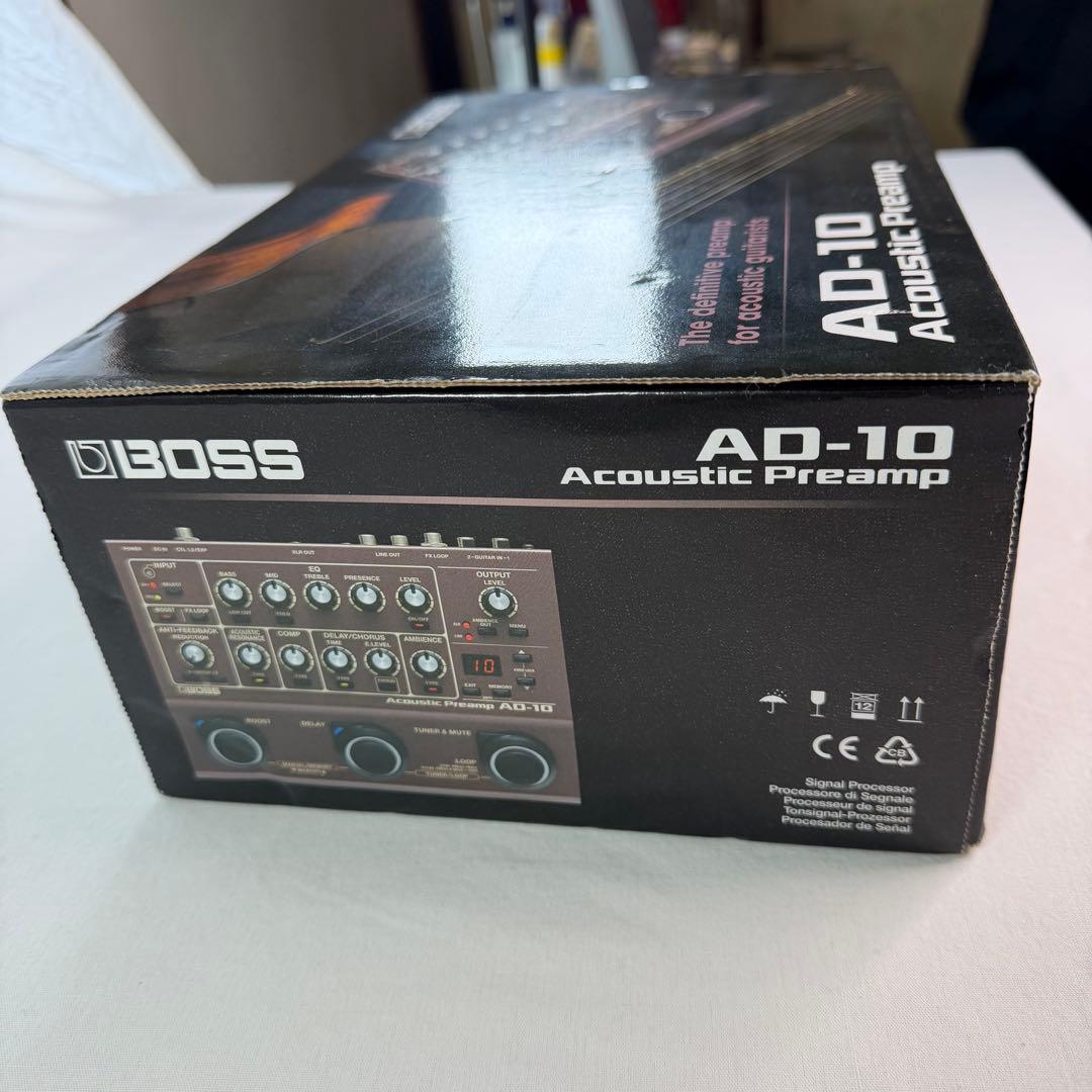 【極美品】BOSS AD-10 Acoustic Preampアコギ用プリアンプ