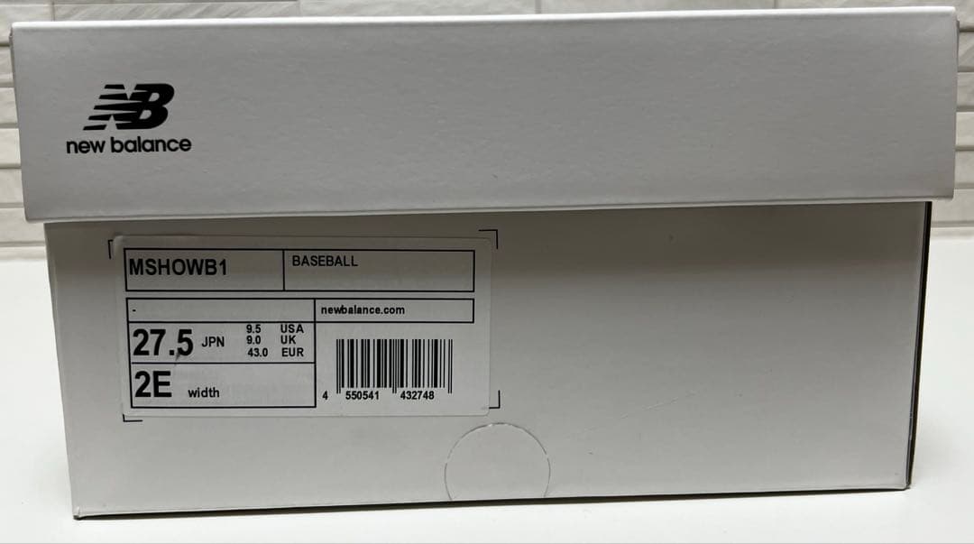 New Balance MSHOWB1 スパイクシューズ 27.5cm 大谷翔平