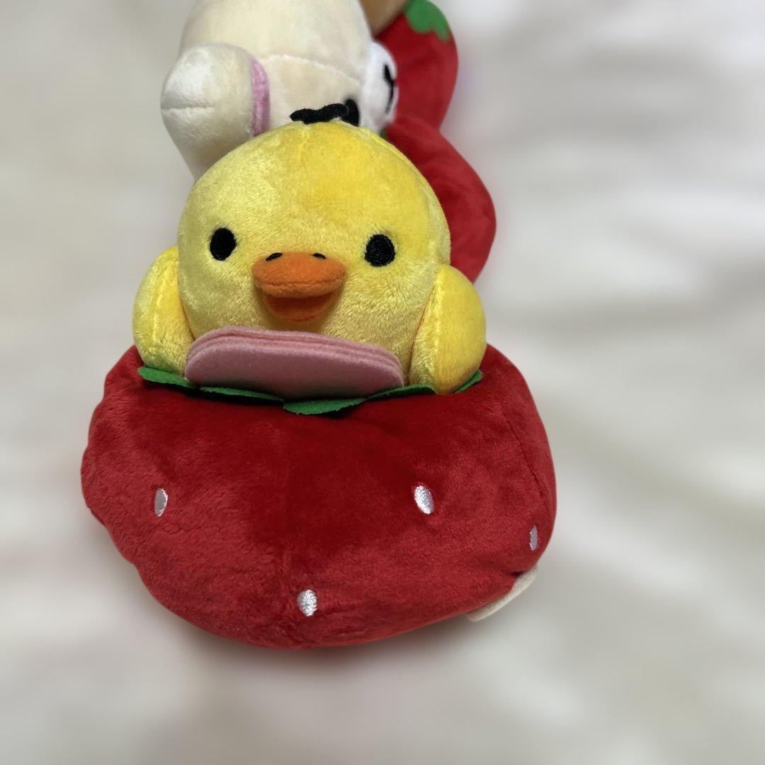 リラックマ　あつめてぬいぐるみ　いちごカー　リラックマストアー限定商品