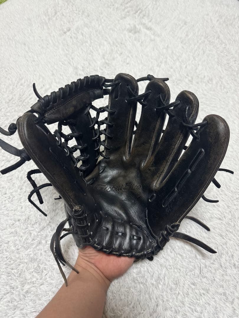 Mizuno グローバルエリートブラック 軟式グローブ 右投げ用 外野手用