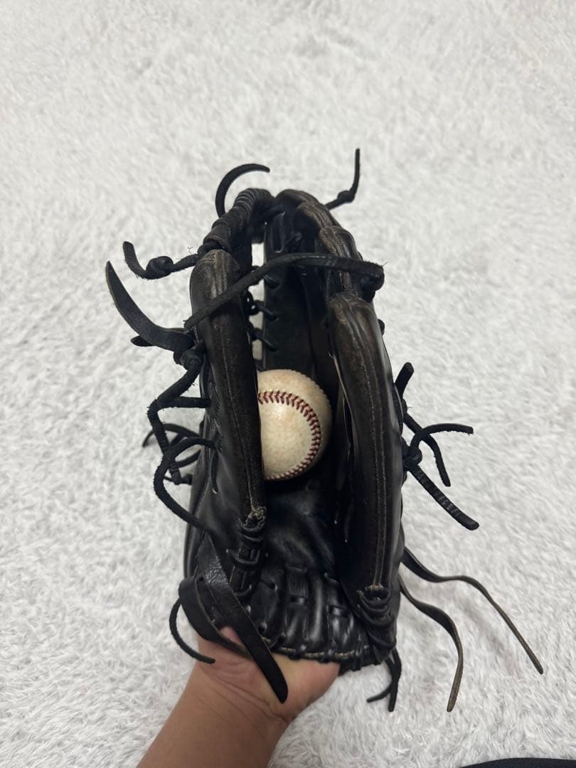 Mizuno グローバルエリートブラック 軟式グローブ 右投げ用 外野手用