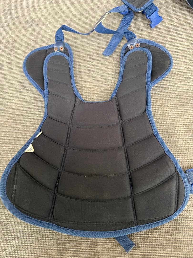ミズノ 少年軟式野球用 キャッチャー防具6点セット Sサイズ ネイビー