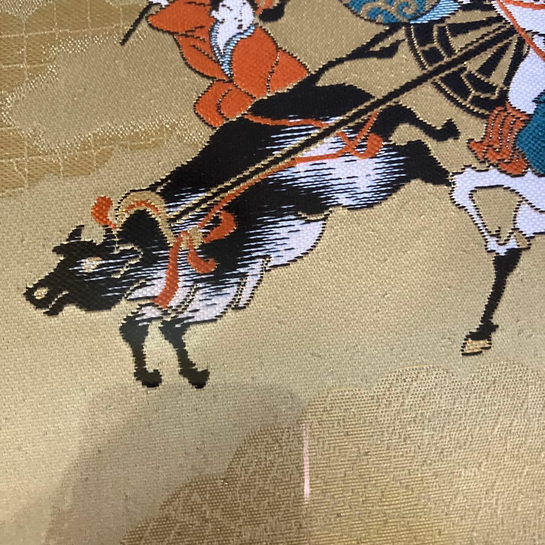 時代絵巻額縁　織物