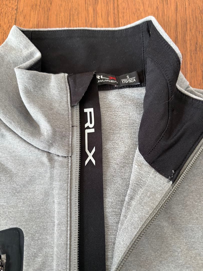 RLX アールエルエックス　ストレッチ　ジップアップ長袖シャツ