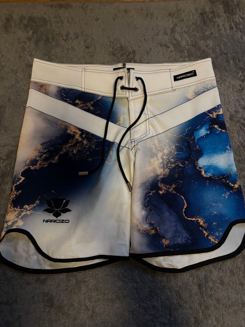 ウエイトトレーニング NARCIZO BLUE MARBLE 17\" SURF SHORTS