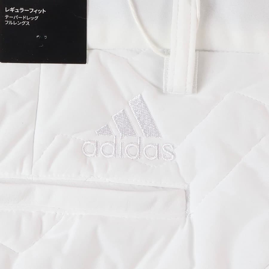 【79】秋冬 定価17,600円 アディダス ゴルフ 保温 キルト 中綿 パンツ