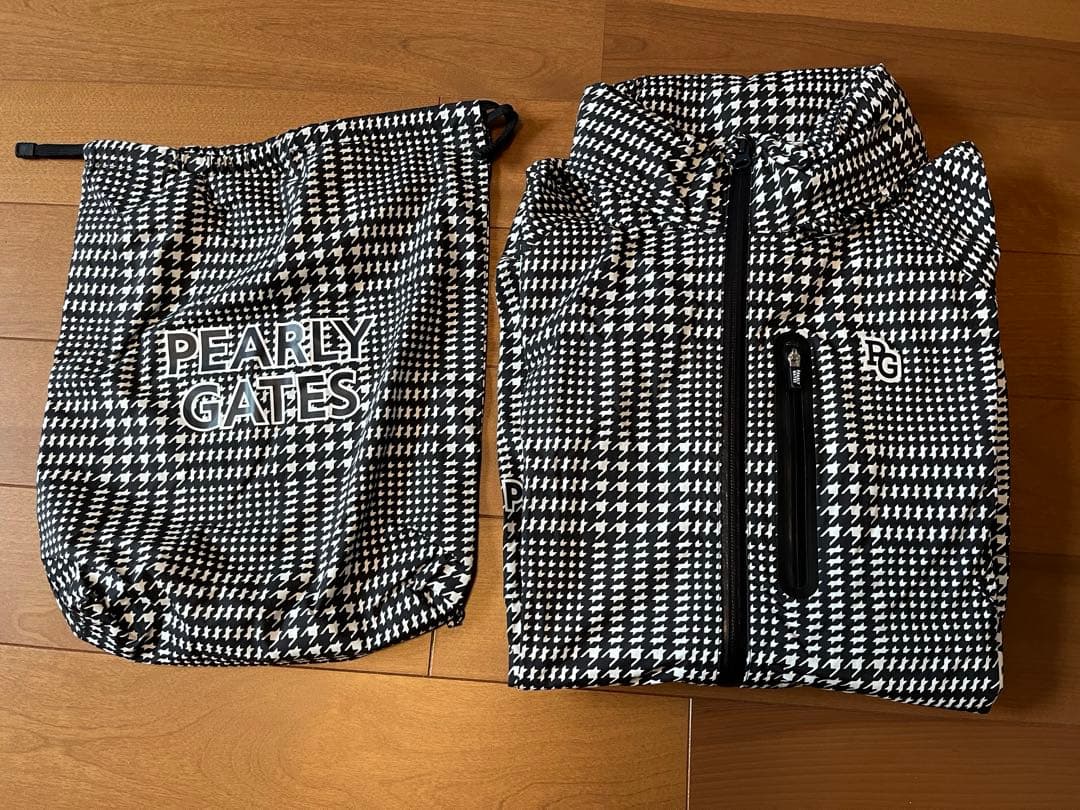 パーリーゲイツ 5 PEARLY GATES 千鳥柄レインウェア メンズ