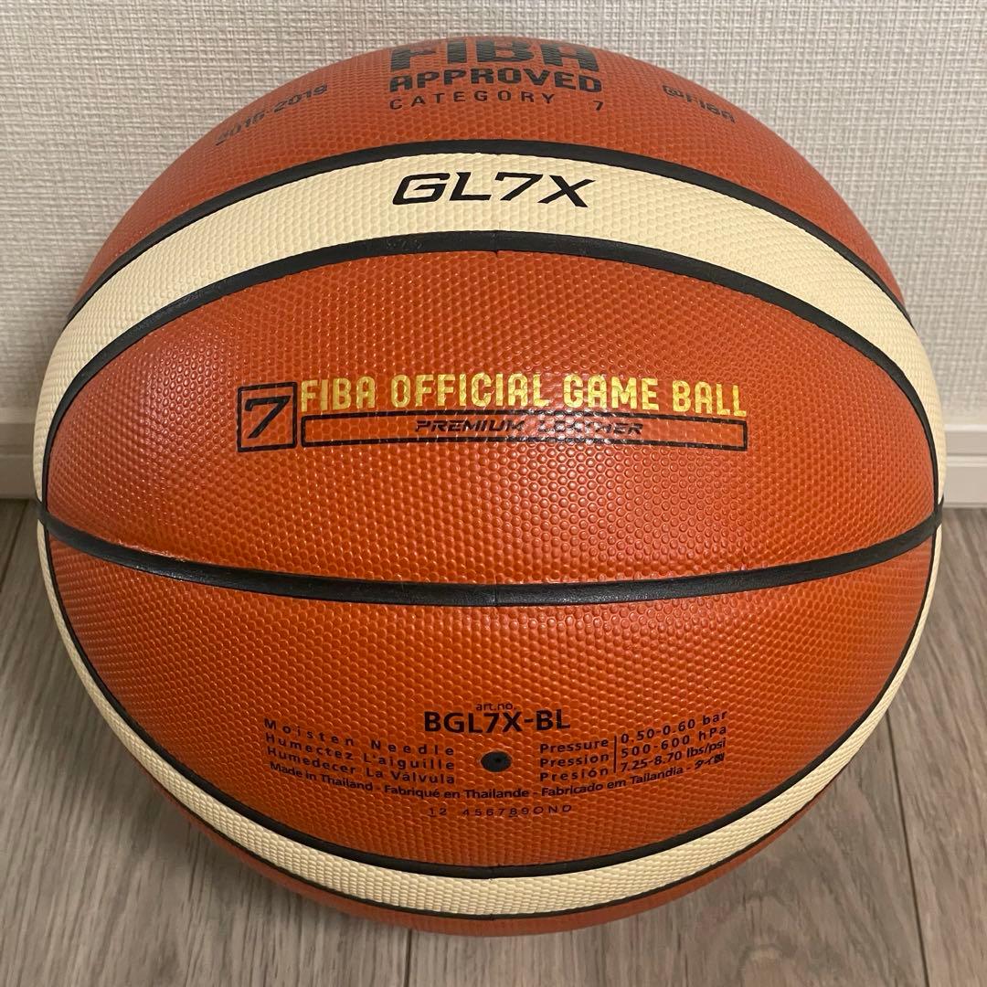 【元日本代表サイン入り】molten GL7X バスケットボール7号FIBA承認