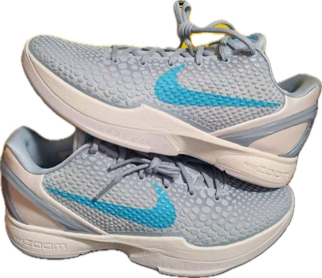 Nike Zoom バスケットボールシューズ グレー/ブルー kobe 6 pe