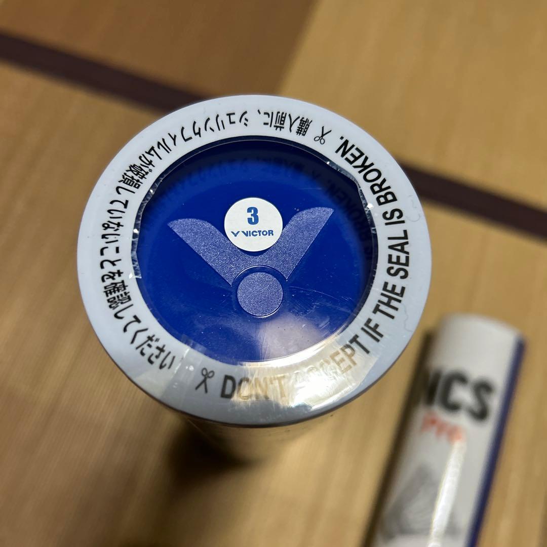 VICTOR NCS Pro 合成シャトルコック 1ダース3番 2本