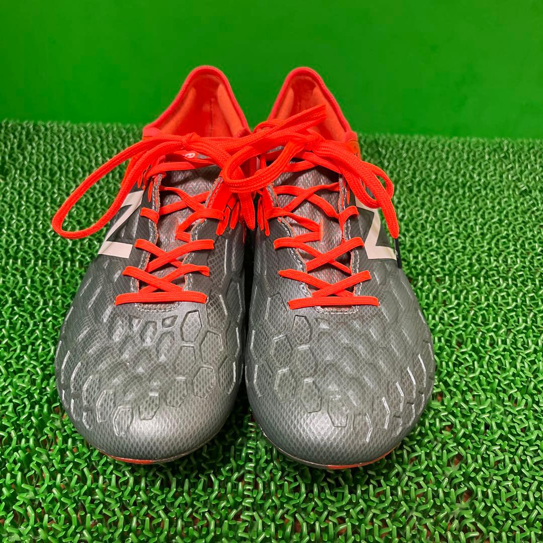 ニューバランス サッカースパイク ビザロ PRO HG D グレイ×オレンジ