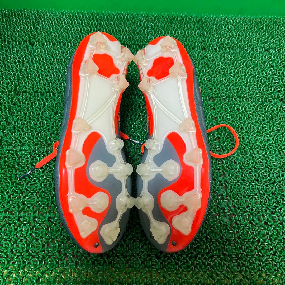 ニューバランス サッカースパイク ビザロ PRO HG D グレイ×オレンジ