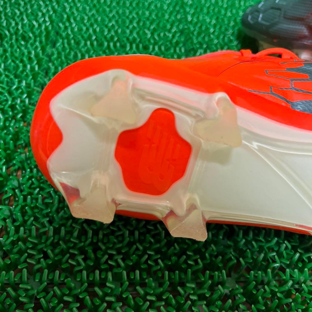 ニューバランス サッカースパイク ビザロ PRO HG D グレイ×オレンジ