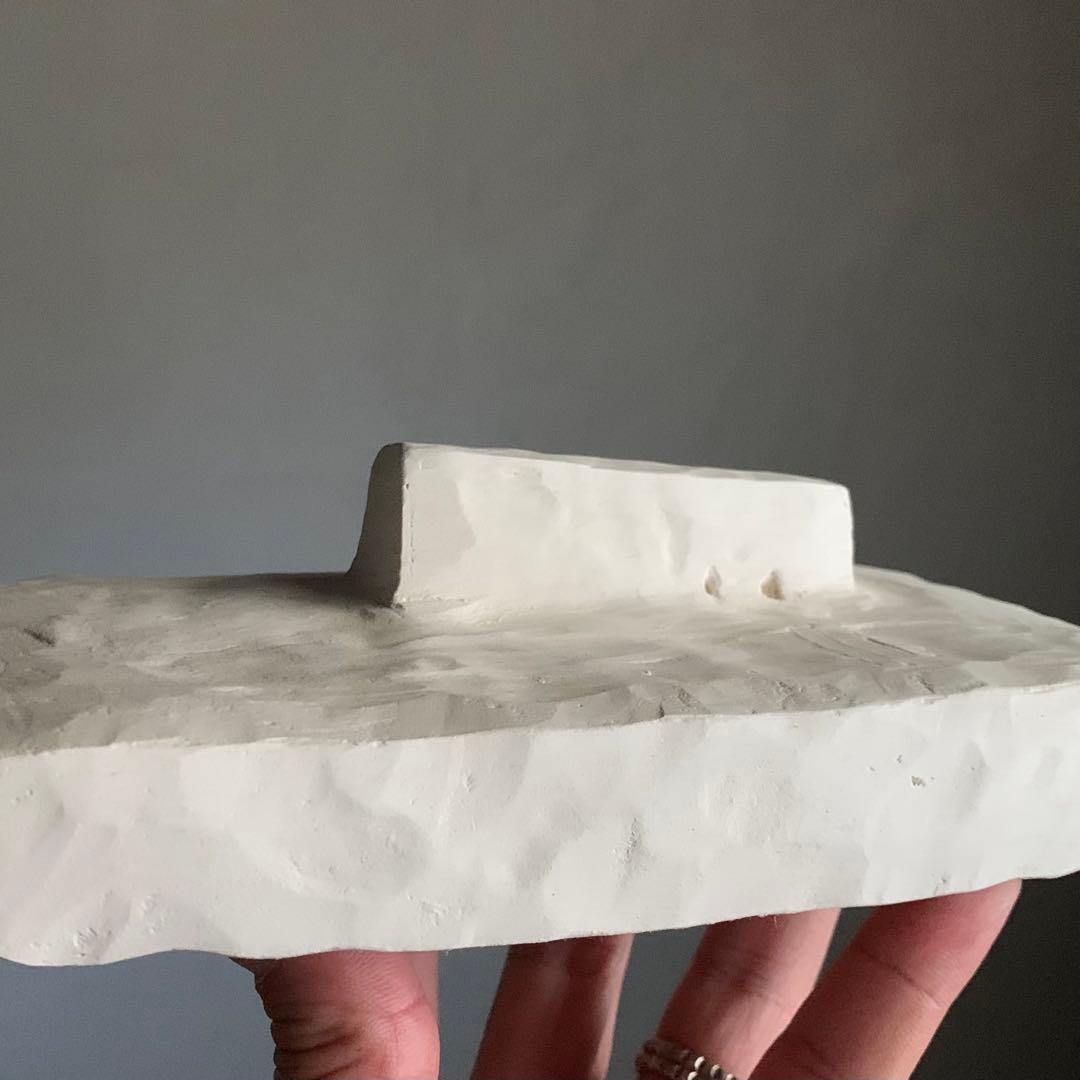石塑粘土 立体作品 住居 立体 現代美術 オブジェ sculpture