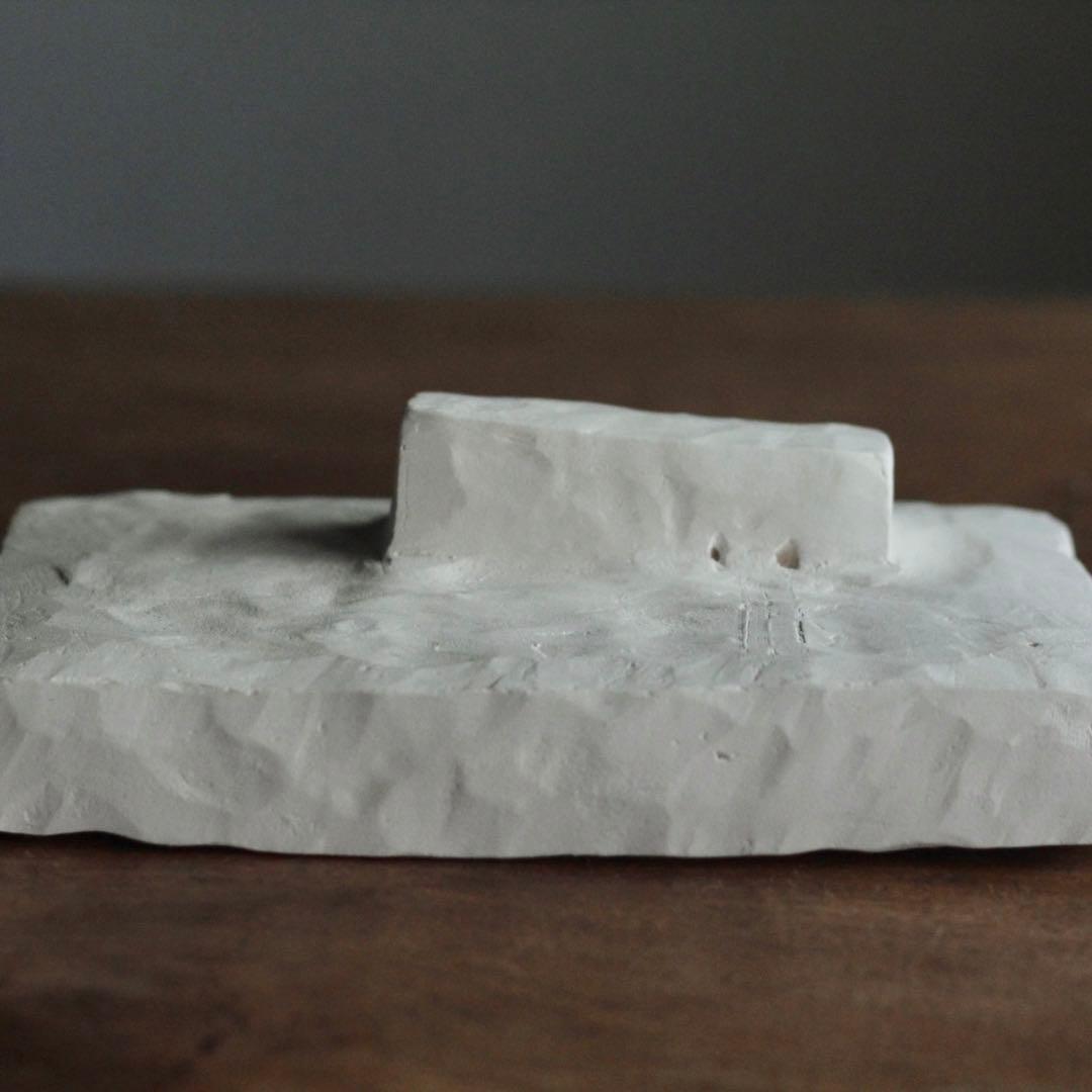 石塑粘土 立体作品 住居 立体 現代美術 オブジェ sculpture