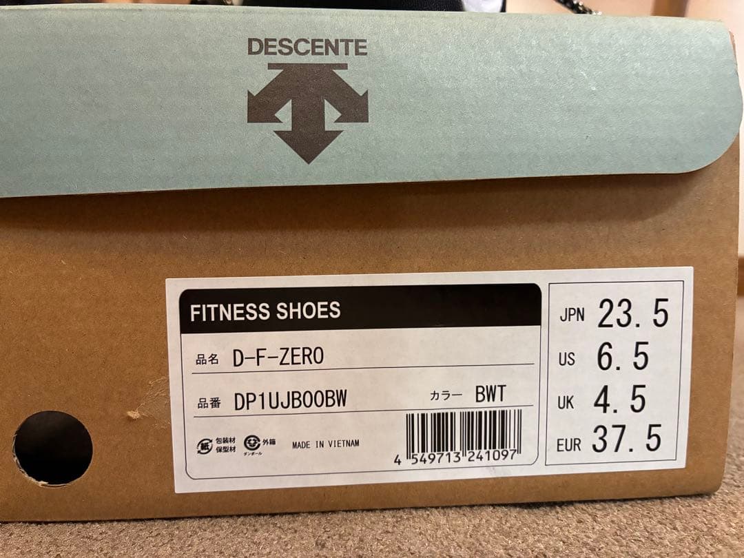 DESCENTE D-F-ZERO フィットネスシューズ 23.5cm