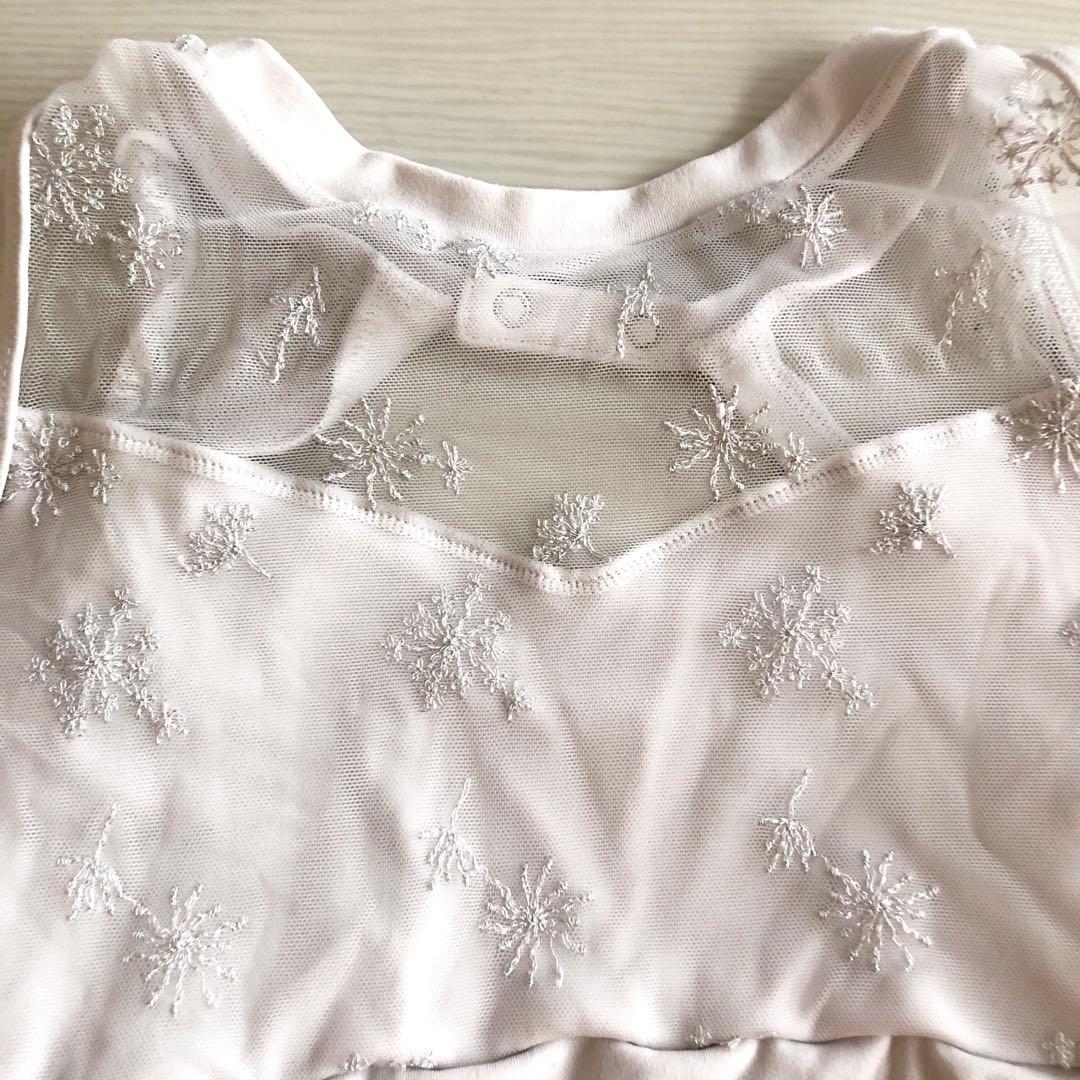 ♡美品♡チャコットバレエレオタード♡ホワイト　雪の結晶　S