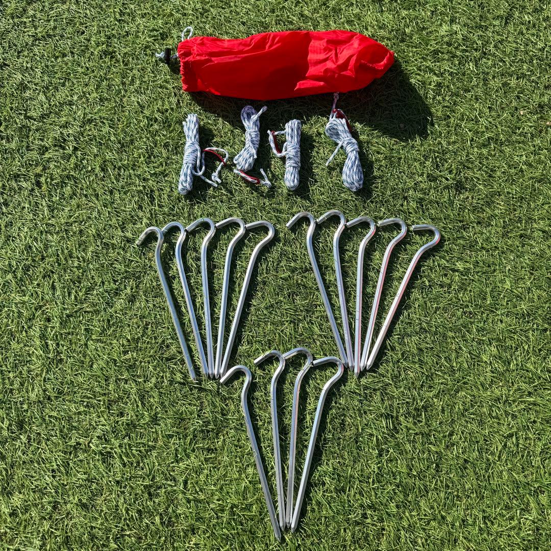 美品 廃盤希少 テンマク パンダテント パンダレッド フットプリント付き