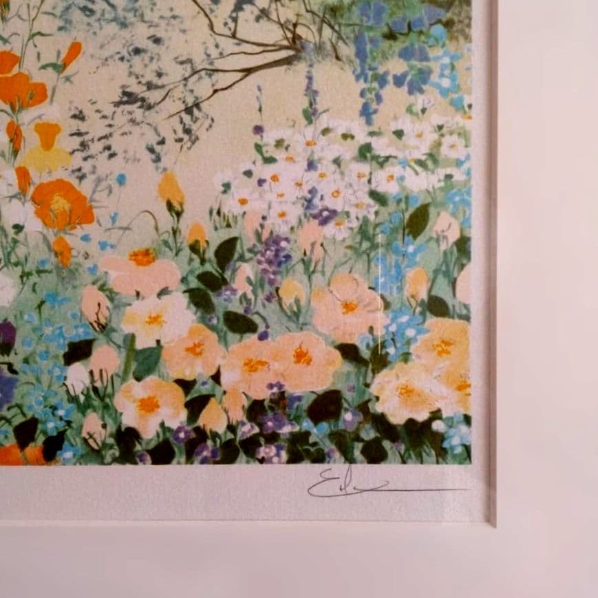 イーダ・ヴァリッキオ 版画 リトグラフ 外寸 62× 71cm