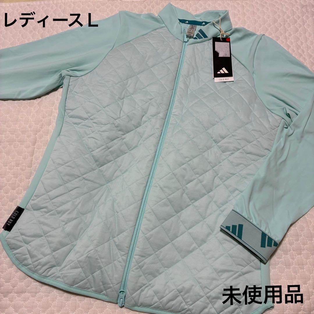 adidas アディダスゴルフ キルト フルジップジャケット レディースＬ