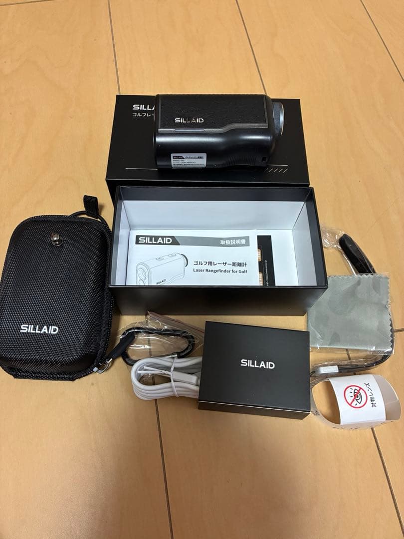 SILLAID ゴルフレーザー距離計 mini VM2 （赤緑2色画面）ブラック