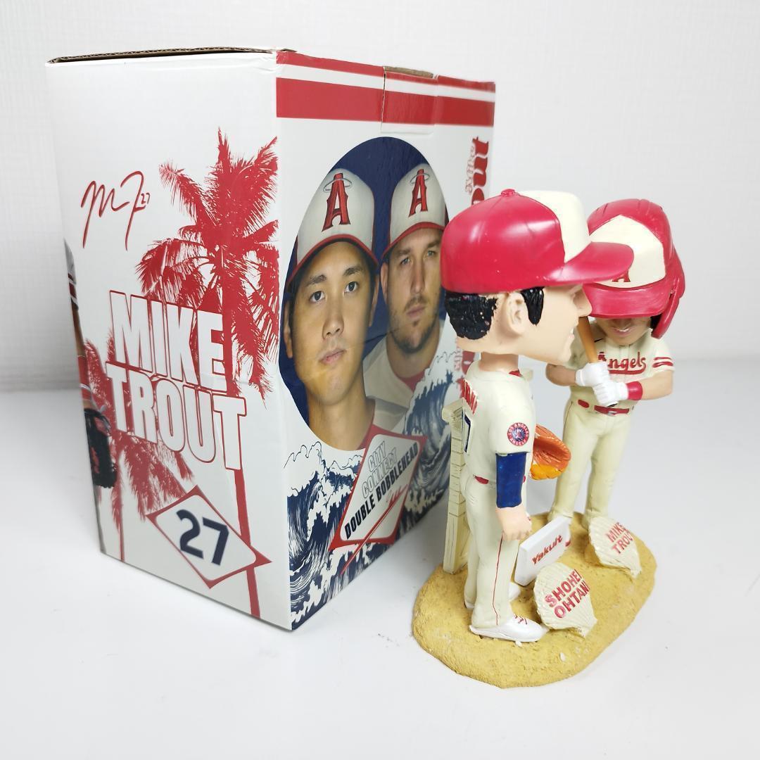 大谷翔平 マイク トラウト ボブルヘッド デュアル マイクトラウト フ II67
