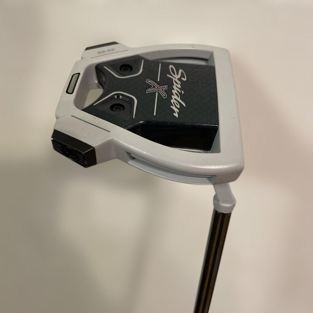 【美品】TaylorMade Spider X パターホワイト　ヘッドカバー付き