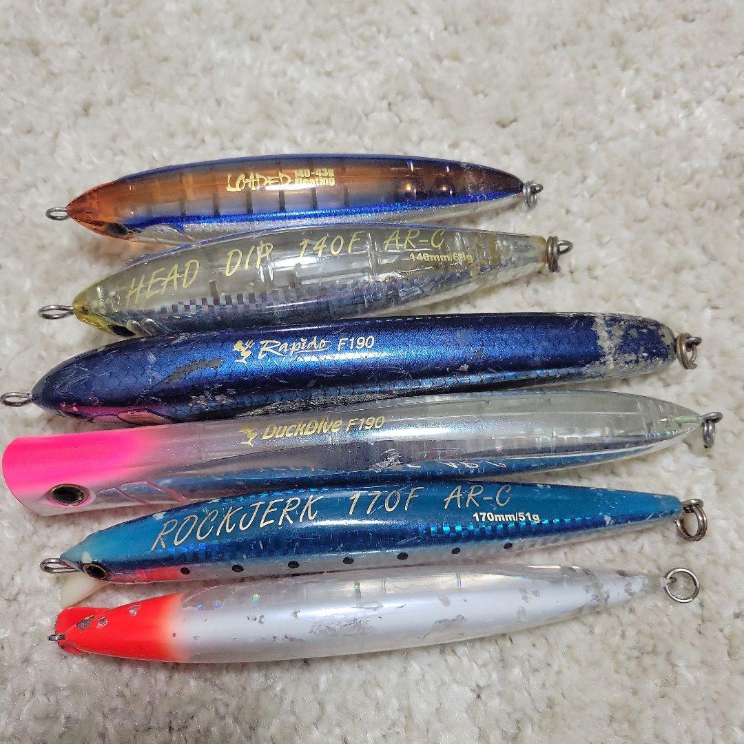 青物プラグルアーセット　ヘッドディップ、ラピード、ダックダイブ、K2F162他