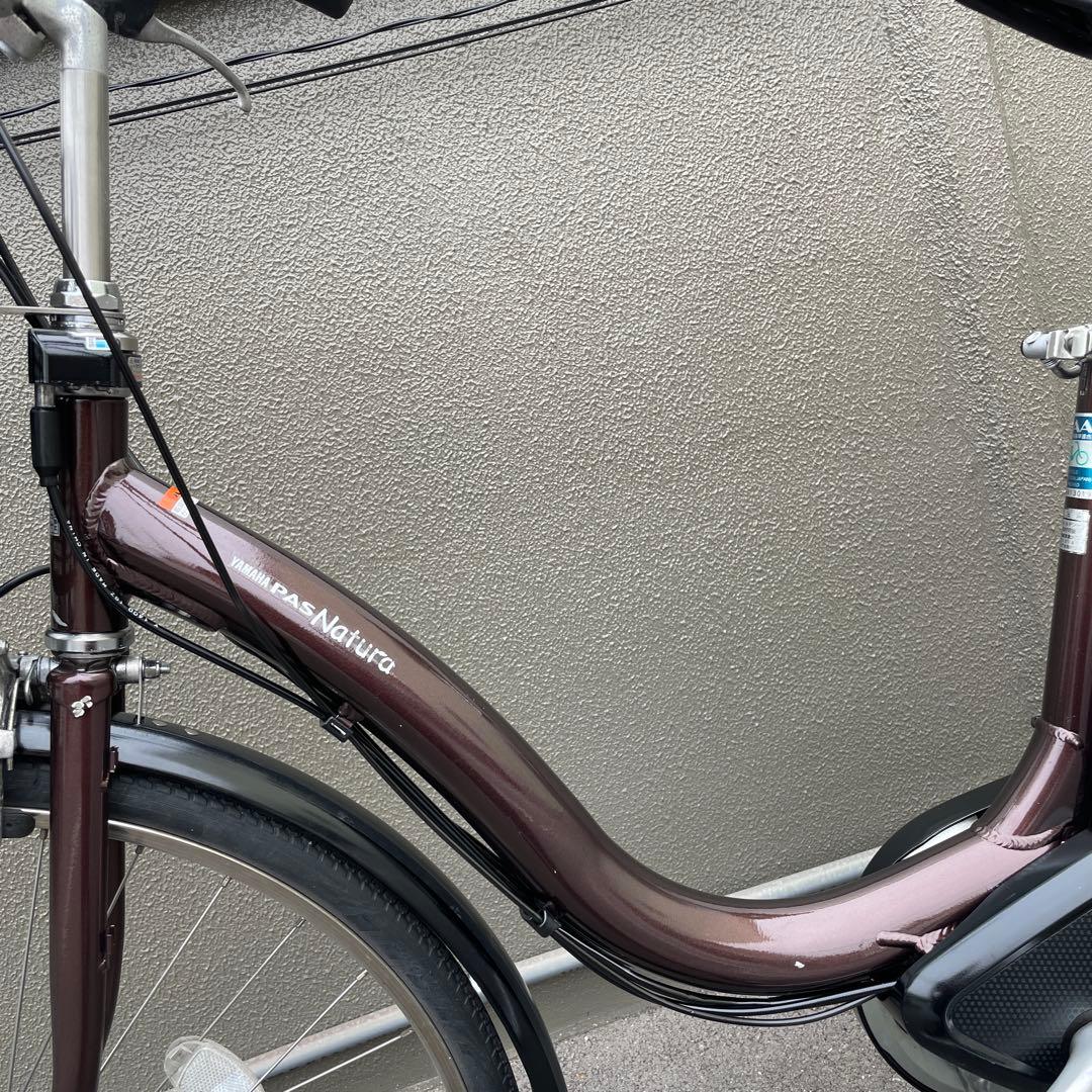 ヤマハ電動アシスト自転車26インチ 新品バッテリー8.9A h