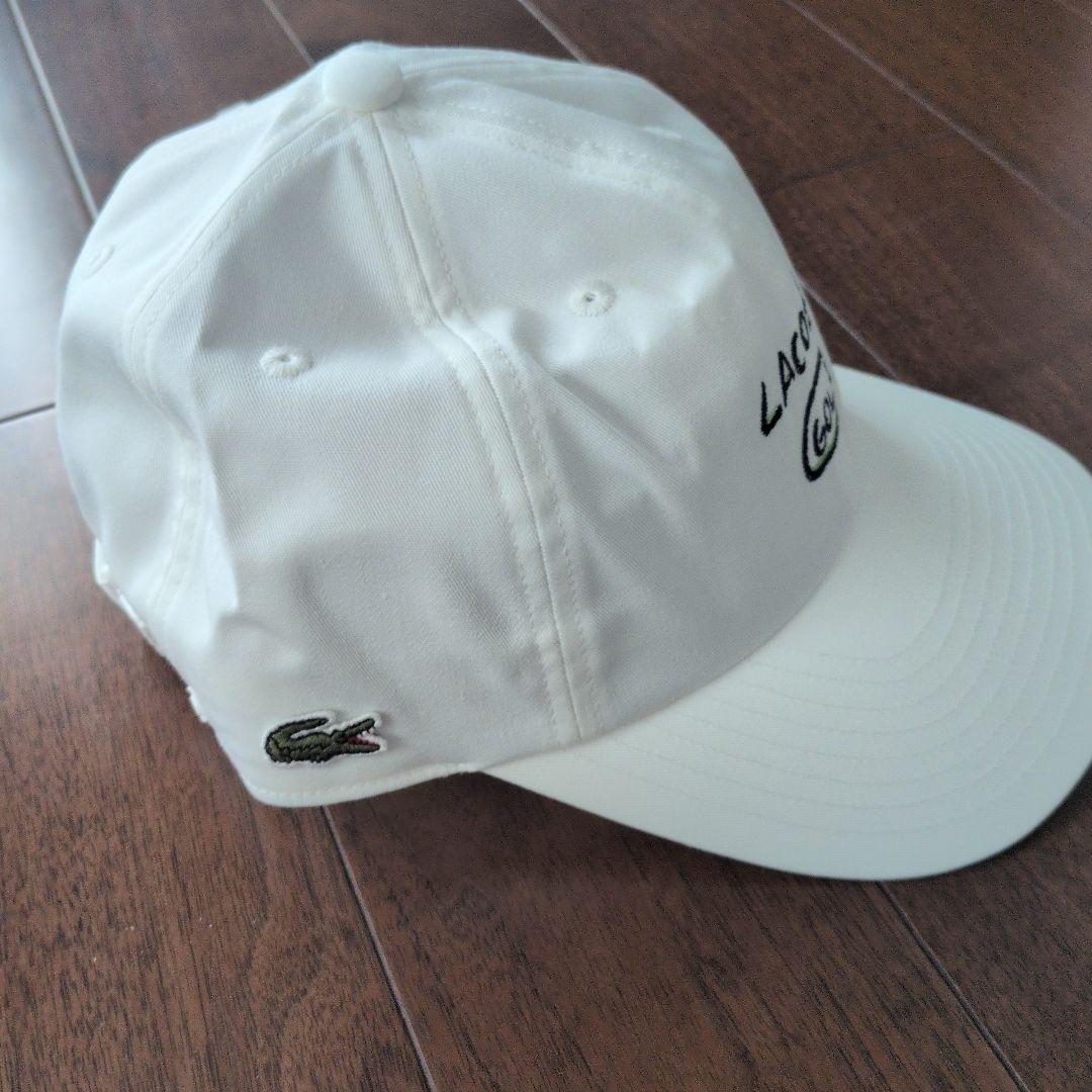 LACOSTE ゴルフキャップ ホワイト