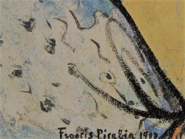 フランシス・ピカビア、『ミスタンビットの肖像』、希少画集画、状態良好