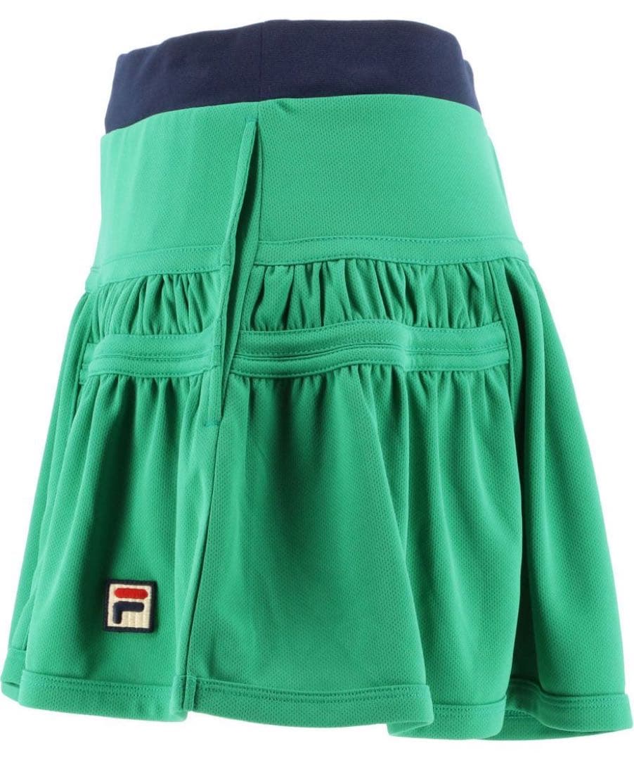 新品タグ付　Lサイズ FILA テニス スコート フィラ イエロー　ミニスカート