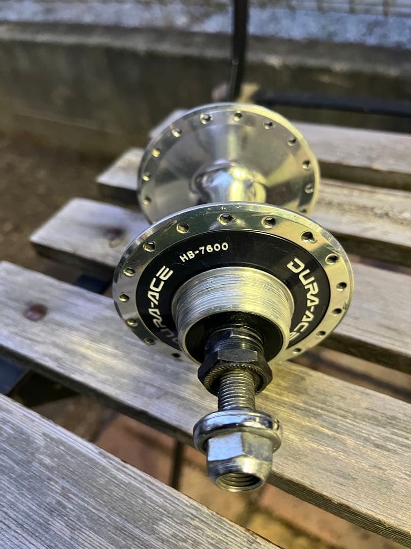 SHIMANOシマノデュラエースnjs HB-7600 両切りリアハブ120mm