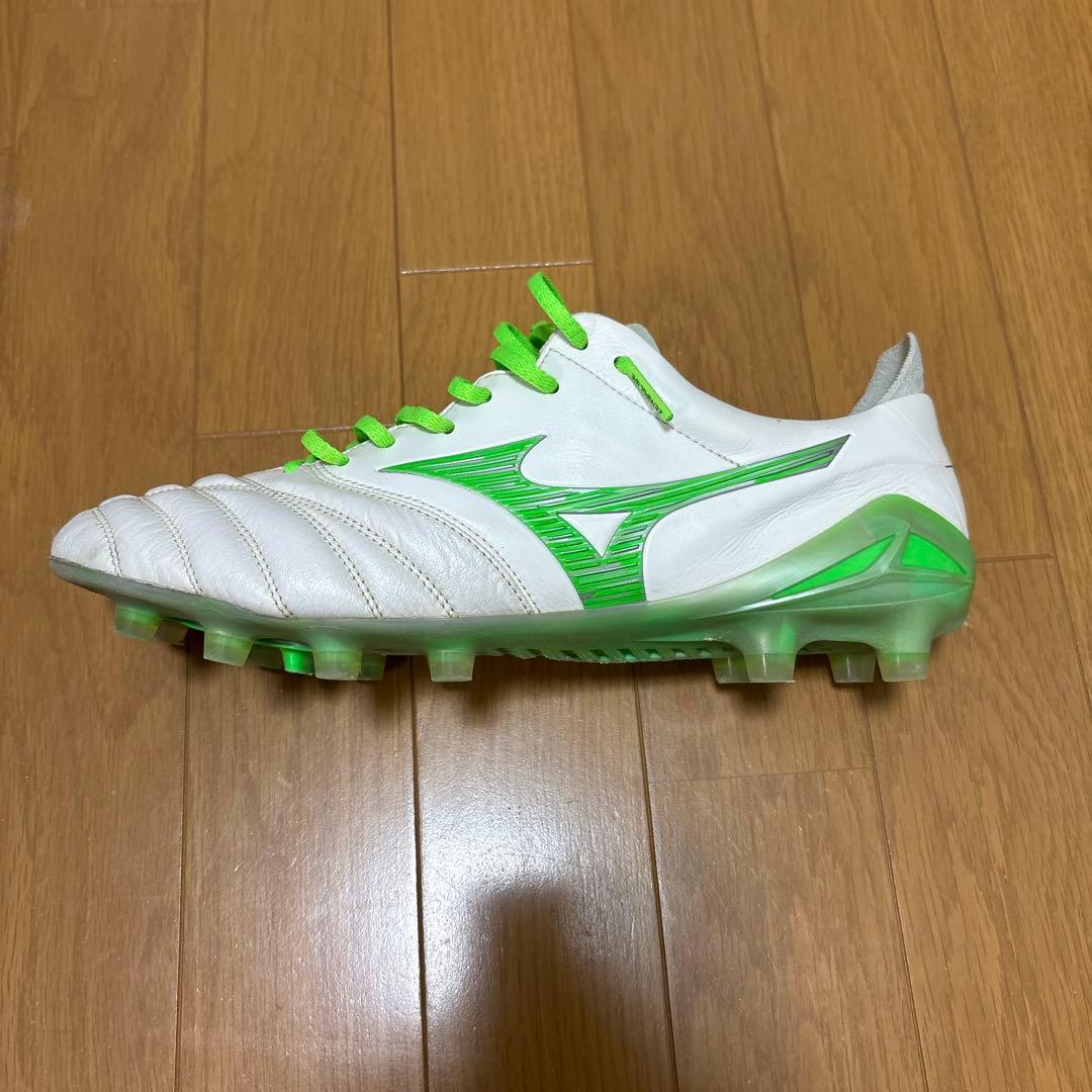 Mizuno モレリア　限定色　緑紐　値下げ交渉あり サイズ　27.5センチ
