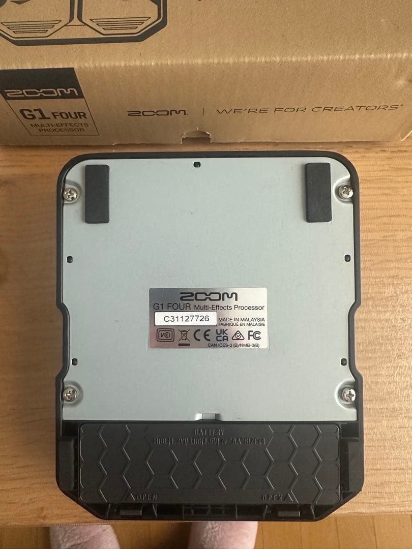 【保証付】ZOOM G1 FOUR 純正ACアダプター付 ほぼ未使用